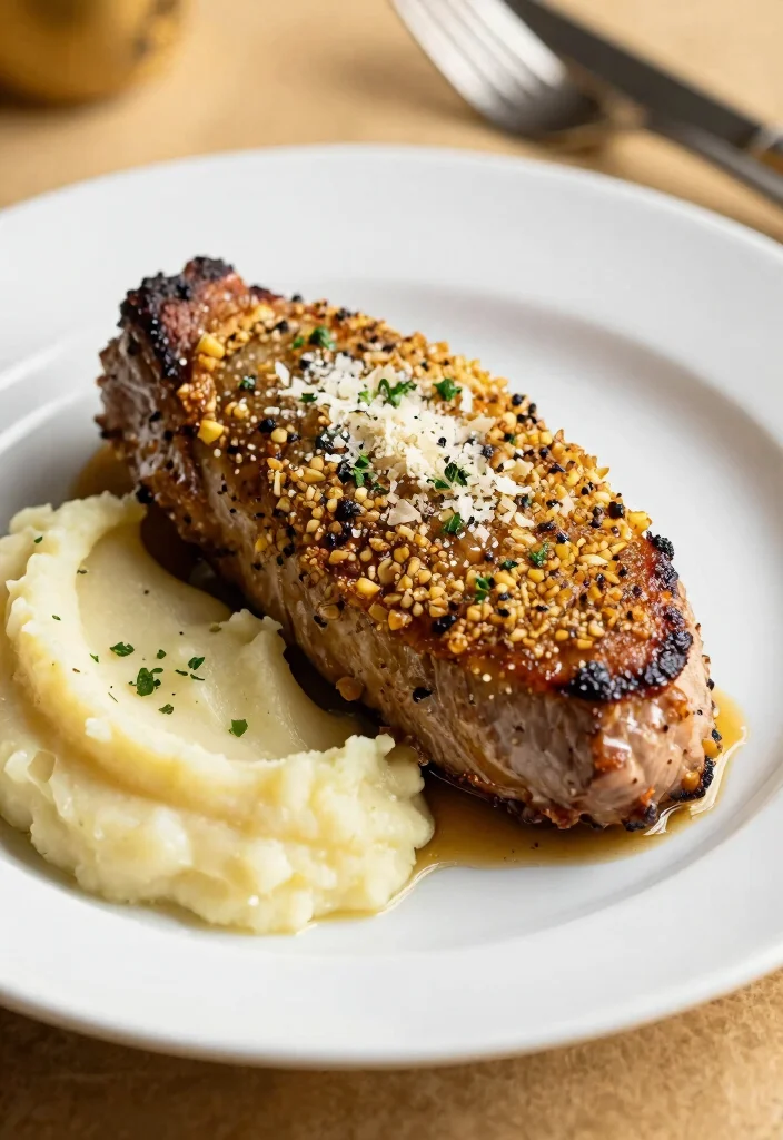 19 Elegant Pork Tenderloin Recipes Air Fryer: Simple Dinner - 11. Garlic Parmesan Crusted Pork Tenderloin 1