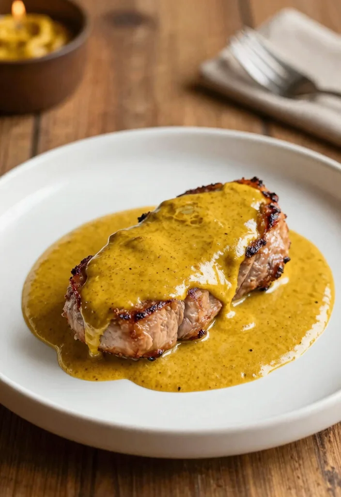 19 Elegant Pork Tenderloin Recipes Air Fryer: Simple Dinner - 18. Creamy Mustard Pork Tenderloin 1