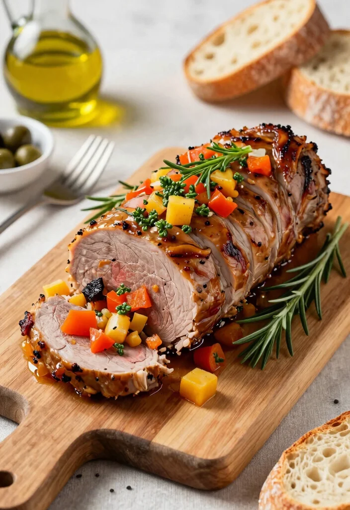 19 Elegant Pork Tenderloin Recipes Air Fryer: Simple Dinner - 7. Mediterranean Stuffed Pork Tenderloin 1