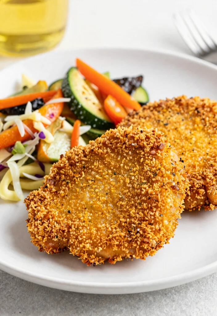 19 Juicy Bone In Pork Chop Recipes in Oven: Flavorful - 18. Mustard Herb Crusted Pork Chops 1