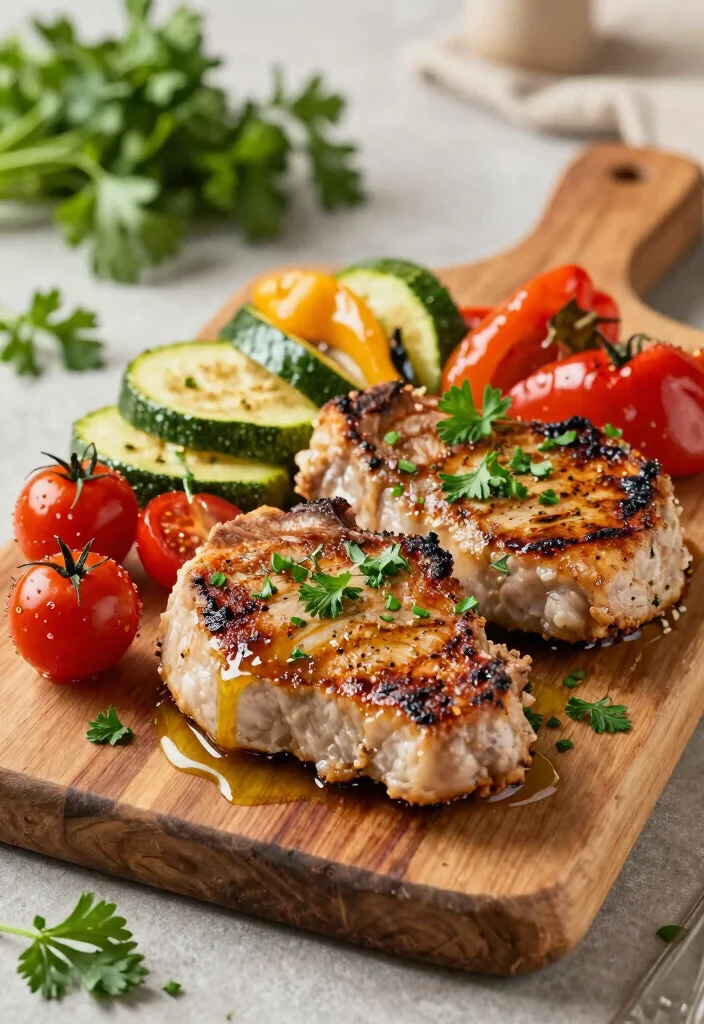 19 Juicy Bone In Pork Chop Recipes in Oven: Flavorful - 3. Italian Herb Roasted Pork Chops 1