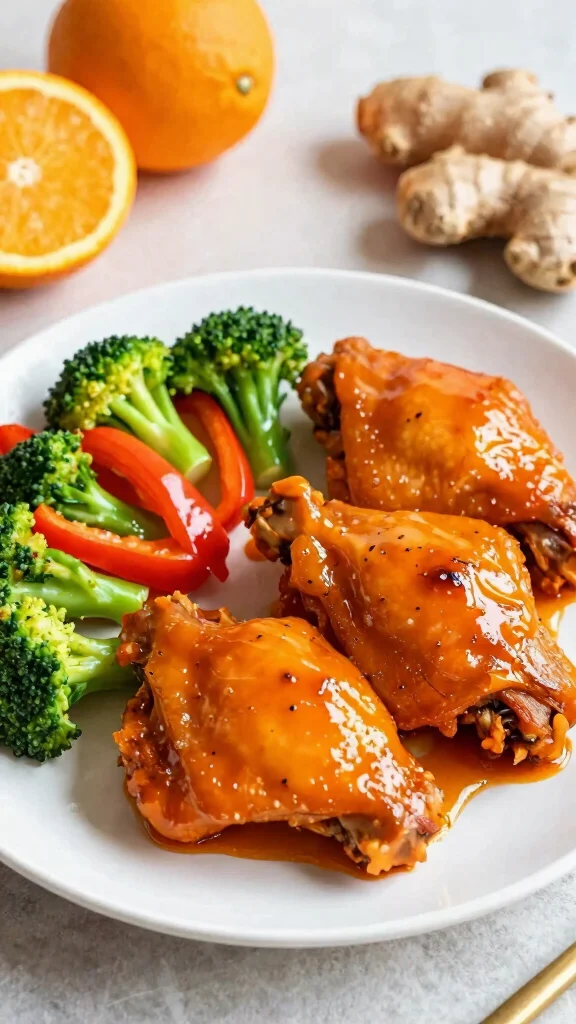 19 Juicy Chicken Thigh Recipes for Flavor Lovers - 13. Orange Ginger Glazed Chicken Thighs 1