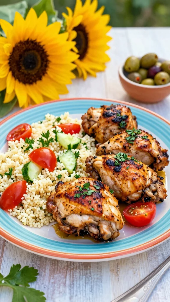 19 Juicy Chicken Thigh Recipes for Flavor Lovers - 6. Mediterranean Marinated Chicken Thighs 1
