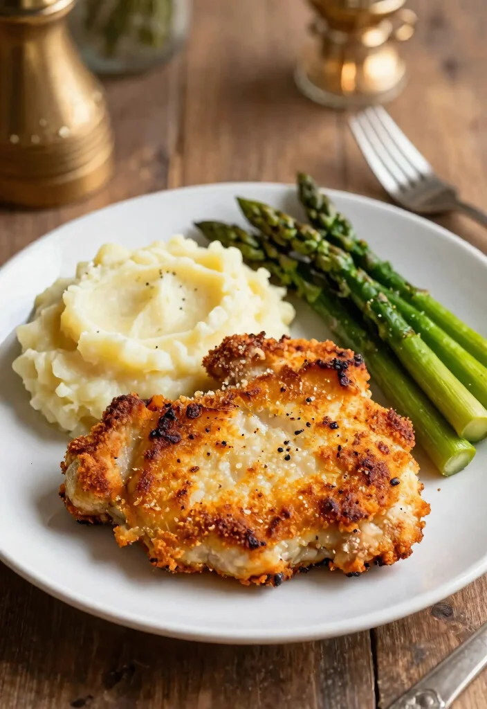 19 Quick & Easy Crock Pot Pork Chop Recipes: Weeknight Dinners - 15. Garlic Parmesan Pork Chops 1