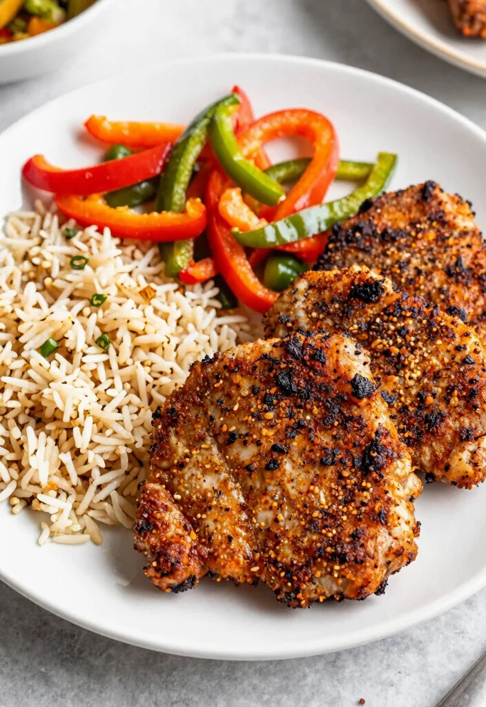 19 Quick & Easy Crock Pot Pork Chop Recipes: Weeknight Dinners - 17. Cajun Pork Chops 1