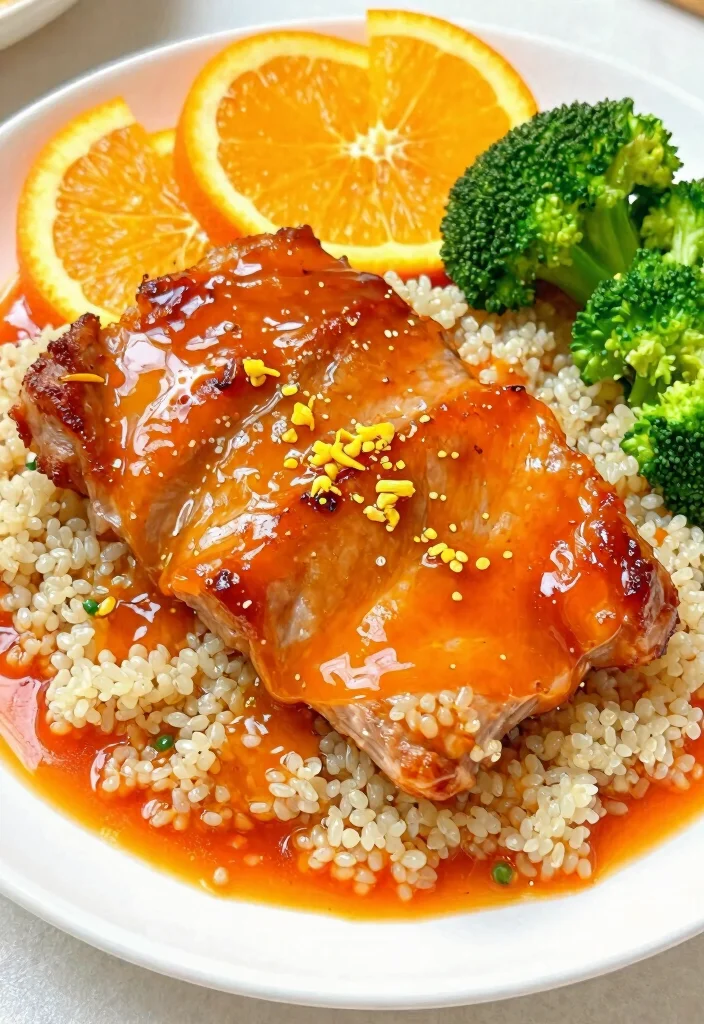 19 Quick Pork Loin Instant Pot Recipes: Weeknight Dinners - 8. Orange Glazed Pork Loin 1