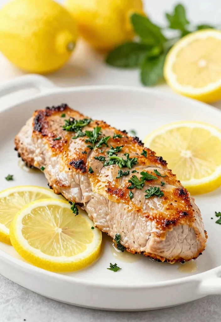 19 Restaurant-Quality Pork Tenderloin Recipes in Oven: At Home - 1. Lemon Herb Oven-Cooked Pork Tenderloin 1