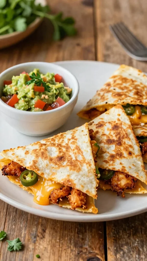19 Spicy Chicken Recipes for Heat Seekers - 16. Spicy Chicken Quesadillas 1