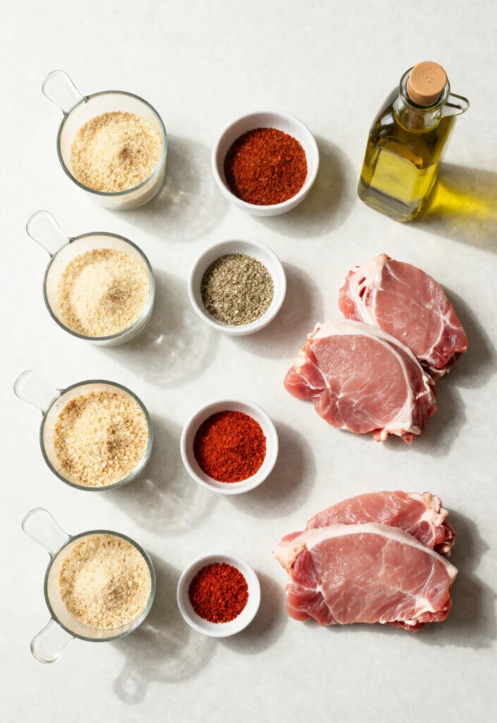19-Step Shake and Bake Pork Chops: Easy Breaded Crispy Chops - 2. Ingredients List 1