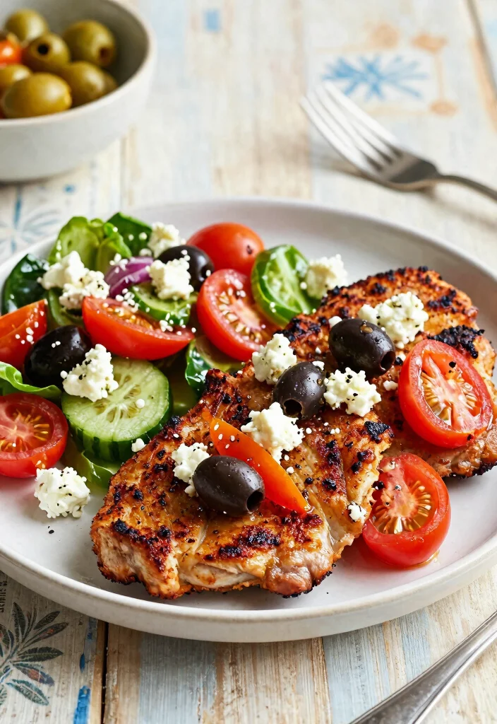 20 Best Air Fryer Pork Chops Bone In: Perfect Juicy Chops Every Time - 10. Mediterranean Pork Chops 1