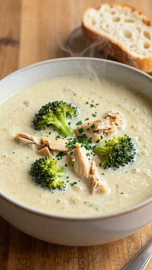 20 Chicken Broccoli Recipes Perfect for Dinner - 19. Chicken Broccoli Soup 1