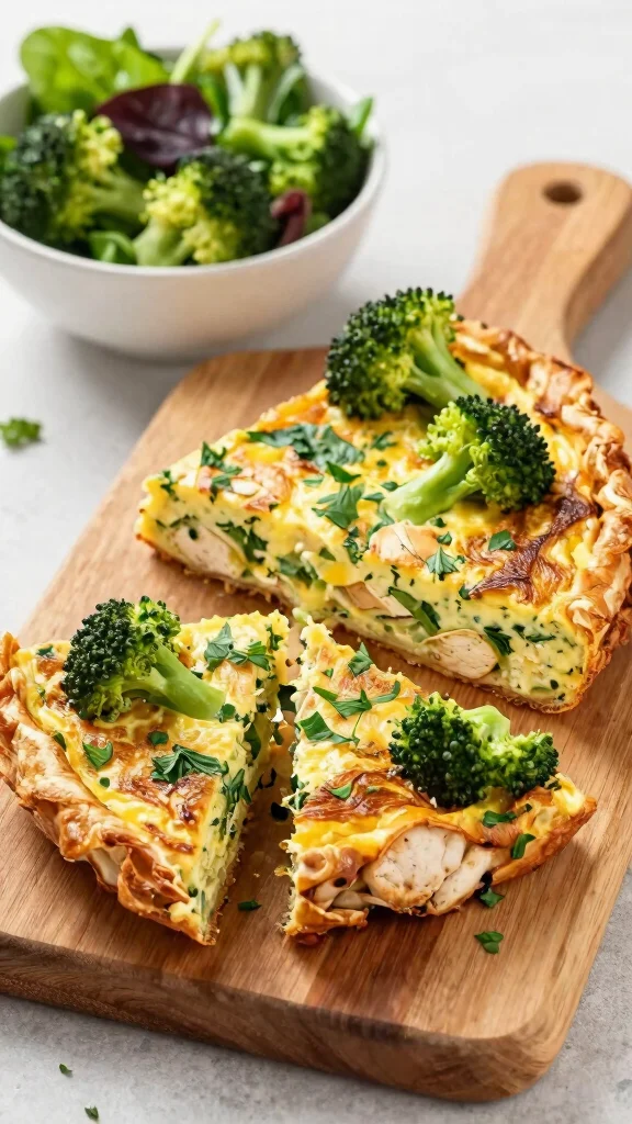 20 Chicken Broccoli Recipes Perfect for Dinner - 8. Chicken Broccoli Frittata 1