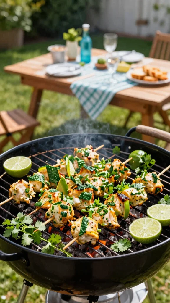 20 Chicken Kebabs Recipes Great for Grilling - 12. Cilantro Lime Chicken Kebabs 1