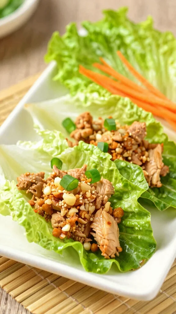 20 Chicken Sandwich and Wrap Recipes to Pack Easily - 5. Asian Chicken Lettuce Wraps 1