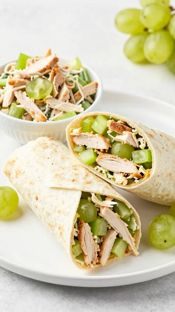 20 Chicken Wrap Recipes for On-the-Go Meals - 12. Chicken Salad Wrap 1