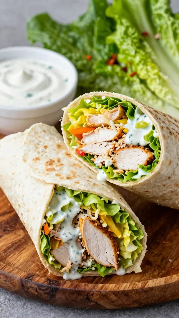 20 Chicken Wrap Recipes for On-the-Go Meals - 6. Buffalo Chicken Wrap 1