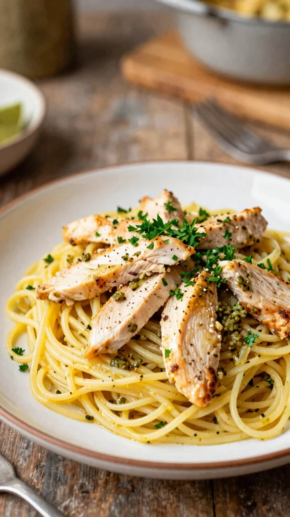 20 Creamy Chicken Pasta Recipes Everyone Loves - 18. Chicken Piccata Pasta 1