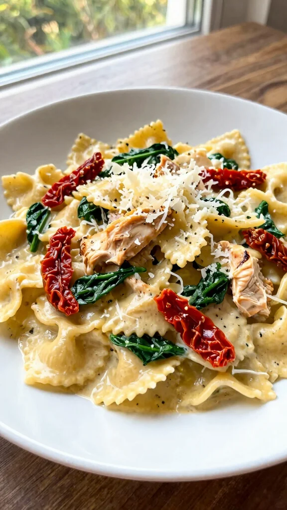 20 Creamy Chicken Pasta Recipes Everyone Loves - 5. Creamy Tuscan Chicken Pasta 1