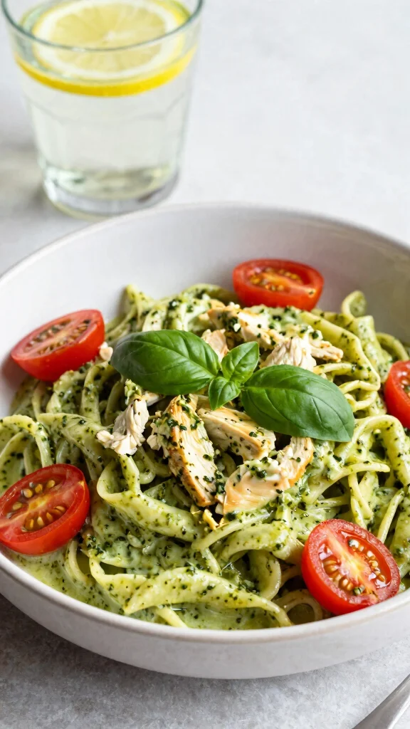 20 Creamy Chicken Pasta Recipes Everyone Loves - 9. Creamy Pesto Chicken Pasta 1