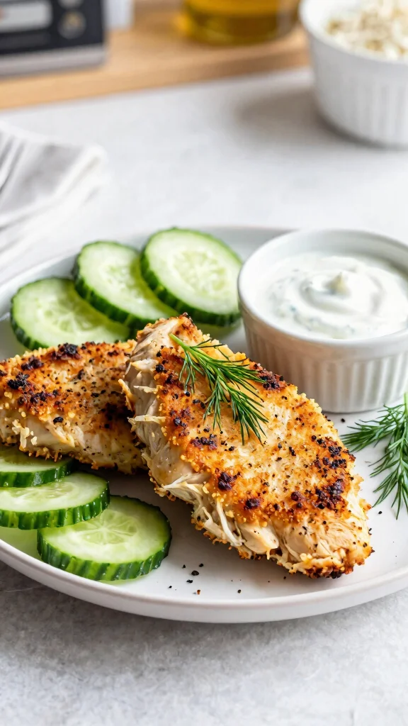 20 Crispy Chicken Cutlet Recipes You'll Love - 15. Cucumber Dill Chicken Cutlets 1