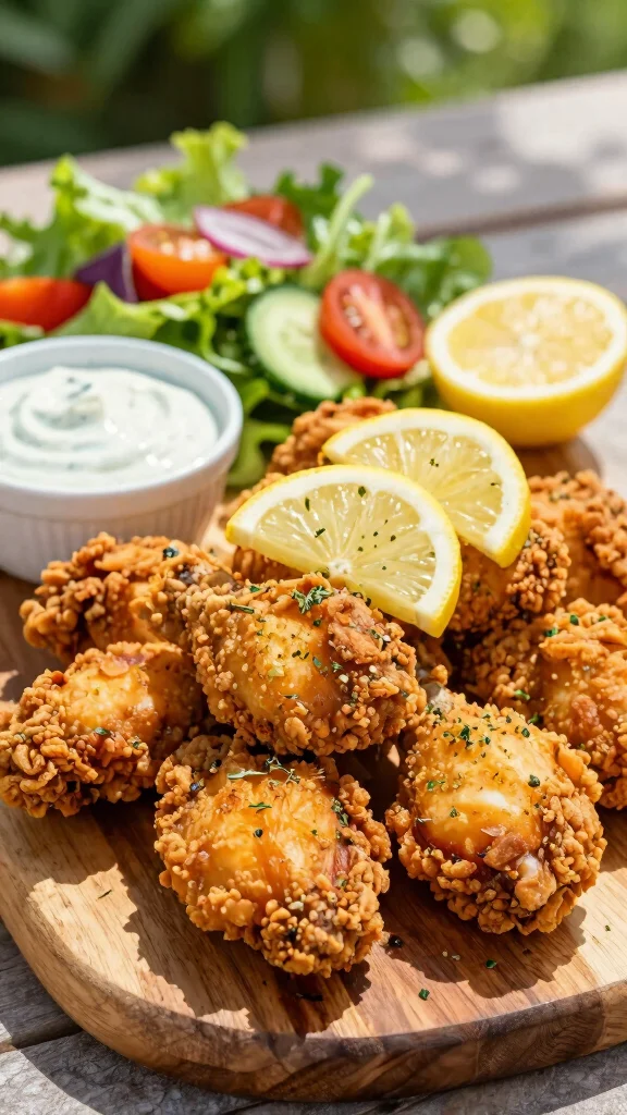 20 Crispy Fried Chicken Recipes to Drool Over - 6. Lemon Pepper Gluten-Free Fried Chicken 1