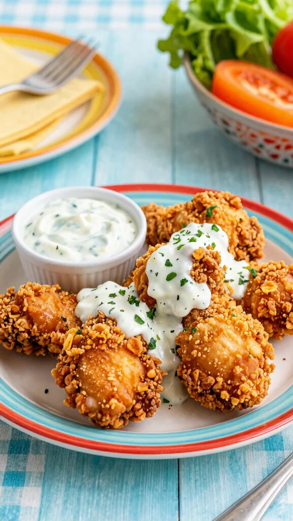 20 Crispy Fried Chicken Recipes to Drool Over - 7. Buttermilk Ranch Gluten-Free Fried Chicken 1