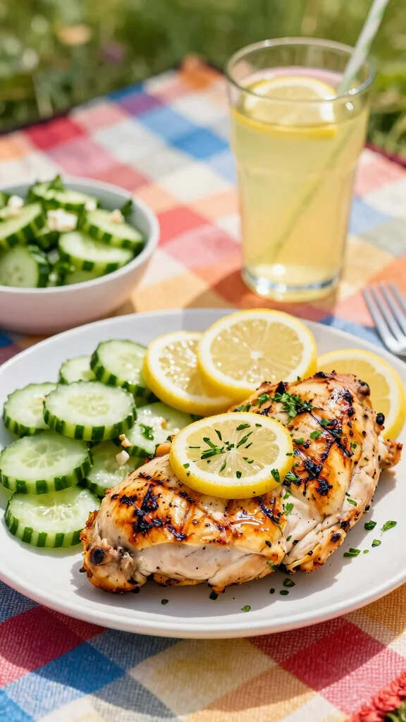 20 Low-Carb Chicken Recipes for Healthy Eating - 2. Lemon Herb Grilled Chicken 1