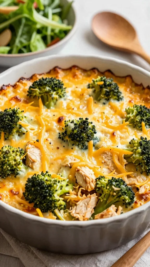 20 Low-Carb Chicken Recipes for Healthy Eating - 7. Baked Cheesy Chicken and Broccoli 1