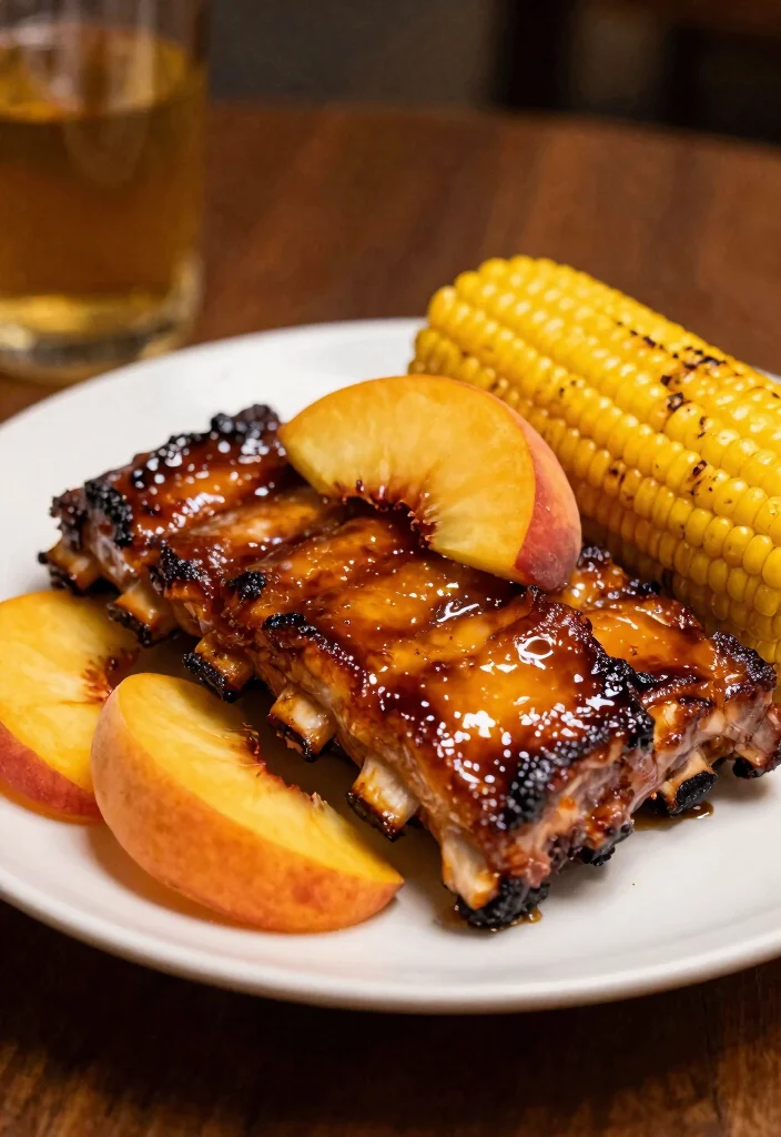 20 Melt-in-Your-Mouth Country Style Pork Ribs Instant Pot: Recipe - 15. Bourbon Peach Glazed Ribs 1