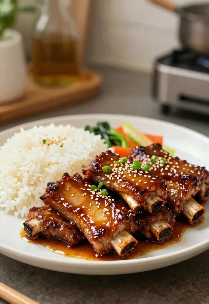 20 Melt-in-Your-Mouth Country Style Pork Ribs Instant Pot: Recipe - 2. Honey Garlic Glazed Ribs 1