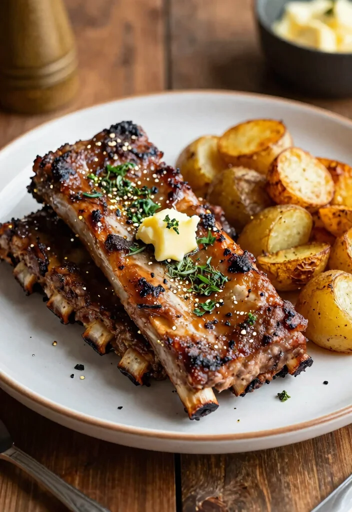 20 Melt-in-Your-Mouth Country Style Pork Ribs Instant Pot: Recipe - 20. Herb and Garlic Butter Ribs 1