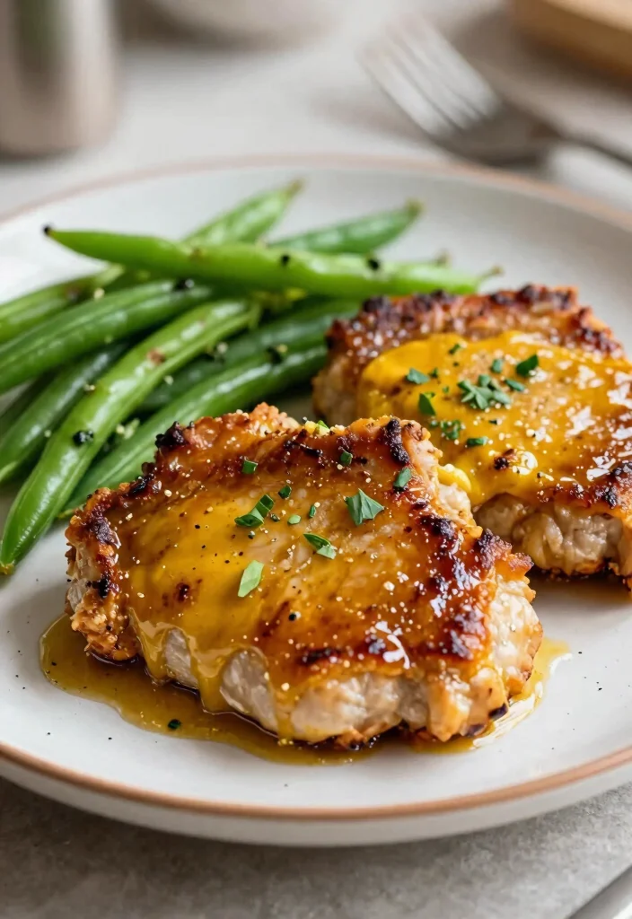 20 Perfect Pork Chops in the Oven: Baked to Perfection Every Time - 19. Maple Mustard Baked Pork Chops 1