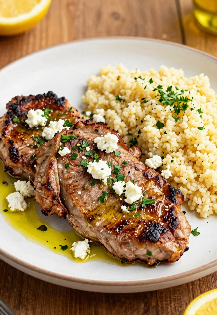 20 Perfect Pork Chops in the Oven: Baked to Perfection Every Time - 7. Mediterranean Olive Oil and Feta Pork Chops 1