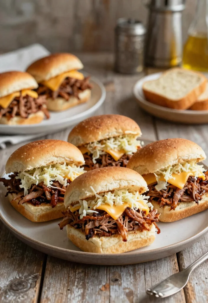 20 Pulled Pork Sliders Hawaiian Rolls: Party Appetizer Favorite - 14. Reuben Pulled Pork Sliders 1