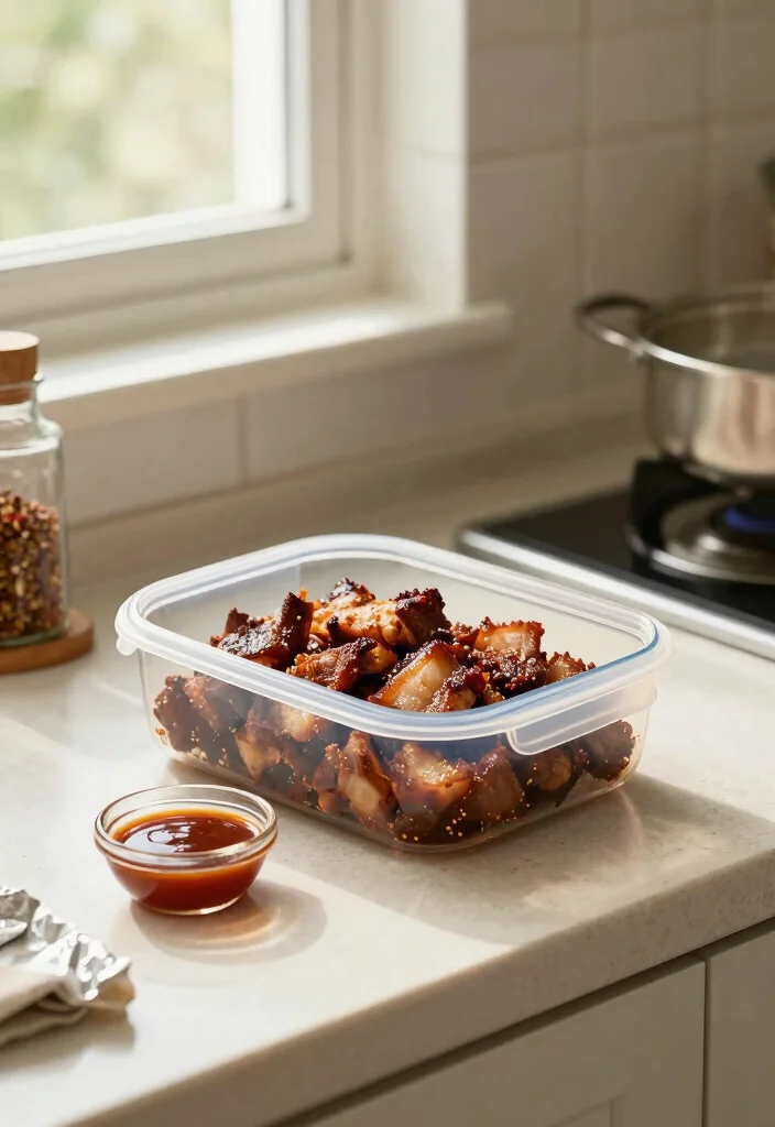 Crispy & Tender 19 Pork Belly Burnt Ends in the Oven: Recipe - Storing Leftovers: Make the Most of Your Meal 1