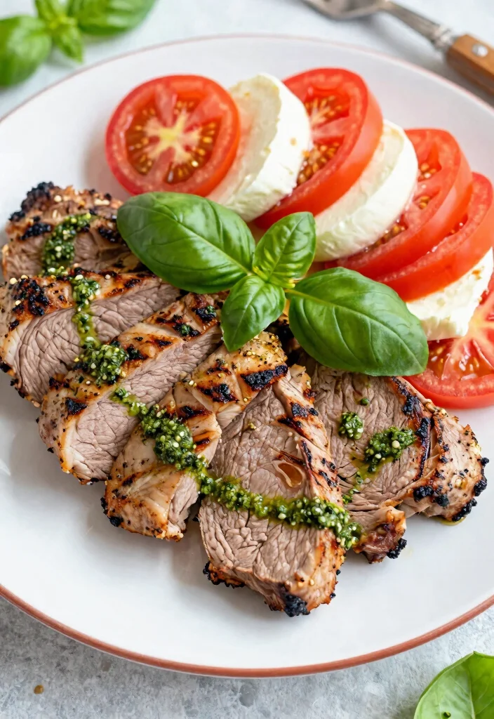 The #20 Pork Tenderloin on the Grill: Restaurant-Style BBQ - 13. Pesto Marinade 1