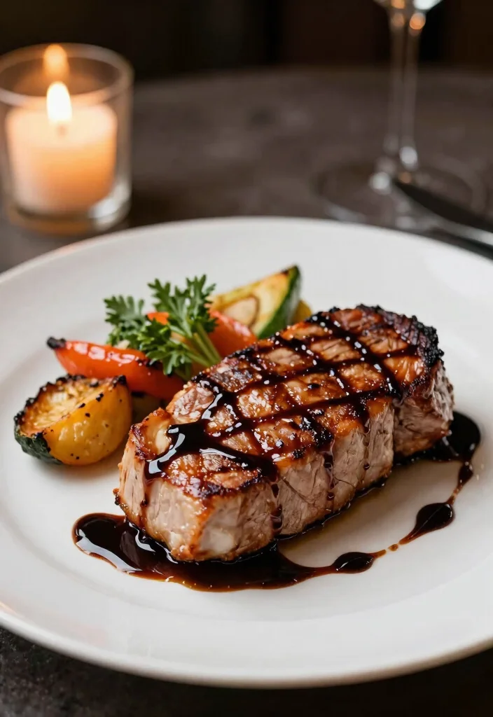 The #20 Pork Tenderloin on the Grill: Restaurant-Style BBQ - 15. Balsamic Reduction Glaze 1