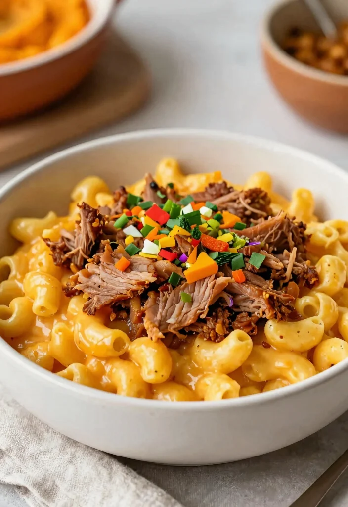 The Best 17 Pulled Pork Mac and Cheese: Creamy BBQ Pasta Dish - 14. Pulled Pork Mac and Cheese with Sweet Potato 1