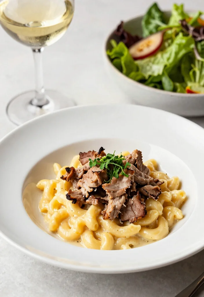 The Best 17 Pulled Pork Mac and Cheese: Creamy BBQ Pasta Dish - 3. Truffle Pulled Pork Mac and Cheese 1