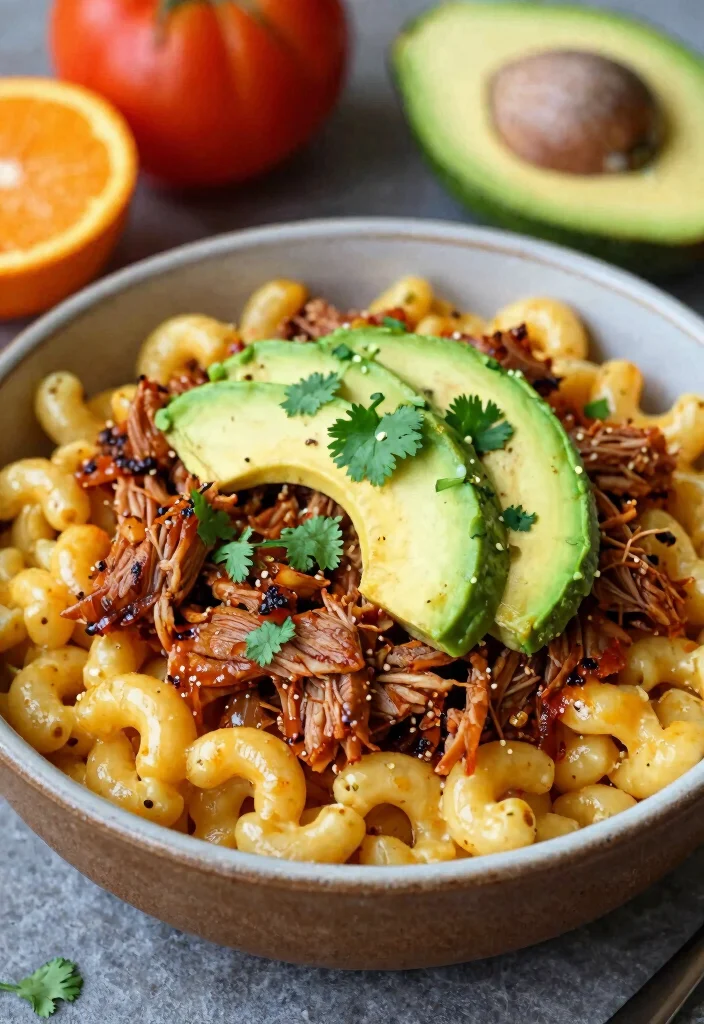 The Best 17 Pulled Pork Mac and Cheese: Creamy BBQ Pasta Dish - 9. Spicy Chipotle Pulled Pork Mac and Cheese 1