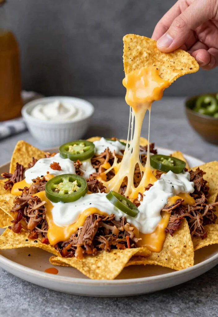 The Best 18 Root Beer Pulled Pork Crock Pot: Sweet & Smoky Flavor Bomb - 5. Root Beer Pulled Pork Nachos 1