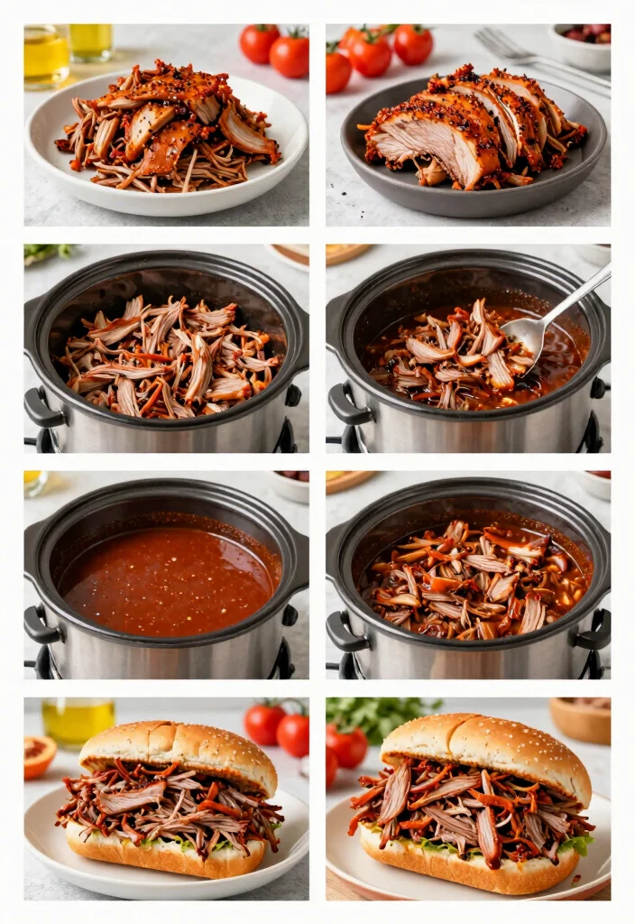 The Classic 18 BBQ Pulled Pork Slow Cooker: Barbecue Recipe - Step-by-Step Instructions 1