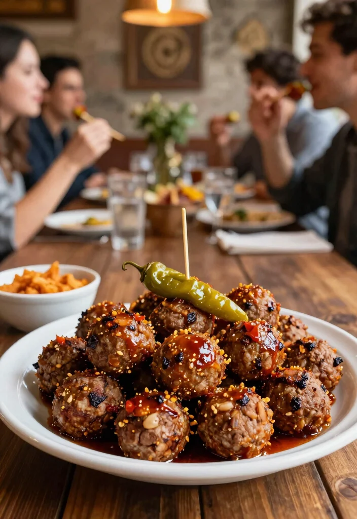 The Ultimate 20 Mississippi Pork Roast Crock Pot Recipes: Tangy Southern Classic - 12. Mississippi Pork Meatballs 1