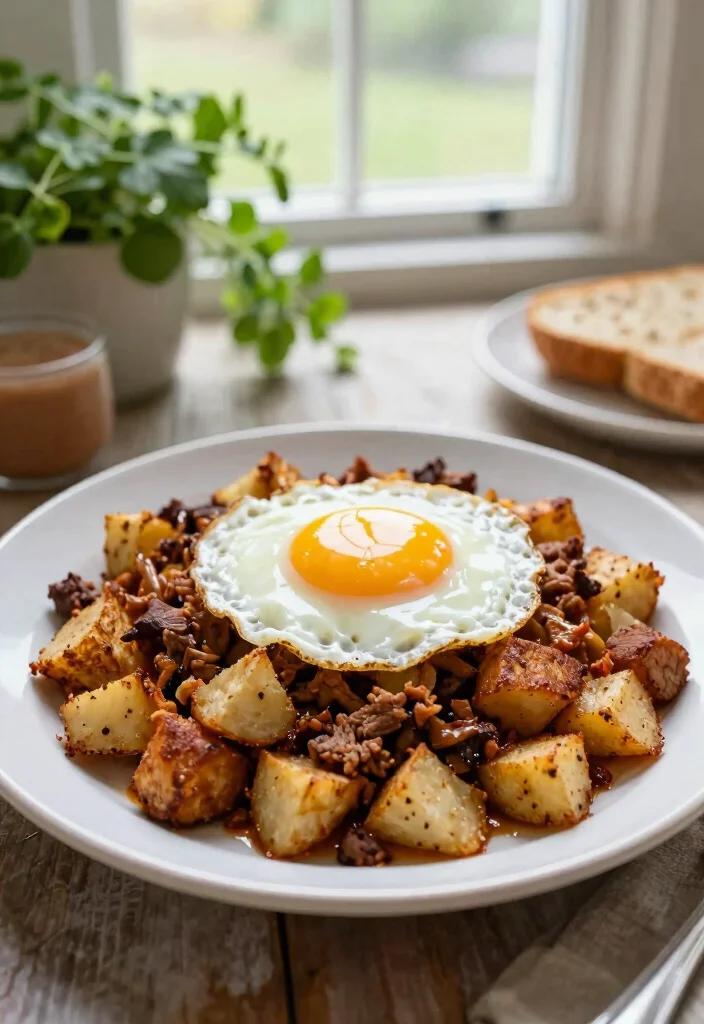 The Ultimate 20 Mississippi Pork Roast Crock Pot Recipes: Tangy Southern Classic - 7. Mississippi Pork and Potato Hash 1