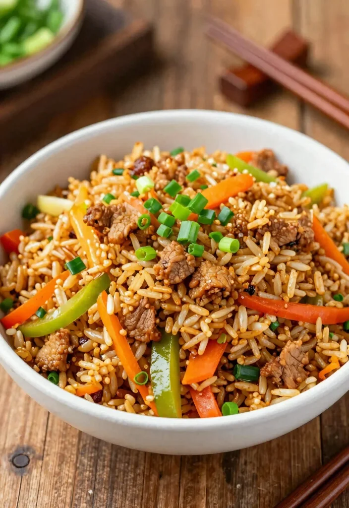 The Ultimate 20 Mississippi Pork Roast Crock Pot Recipes: Tangy Southern Classic - 8. Mississippi Pork Fried Rice 1