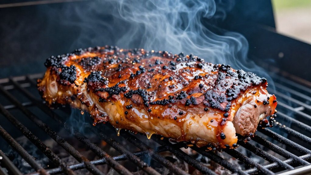 155 f bark building pull pork