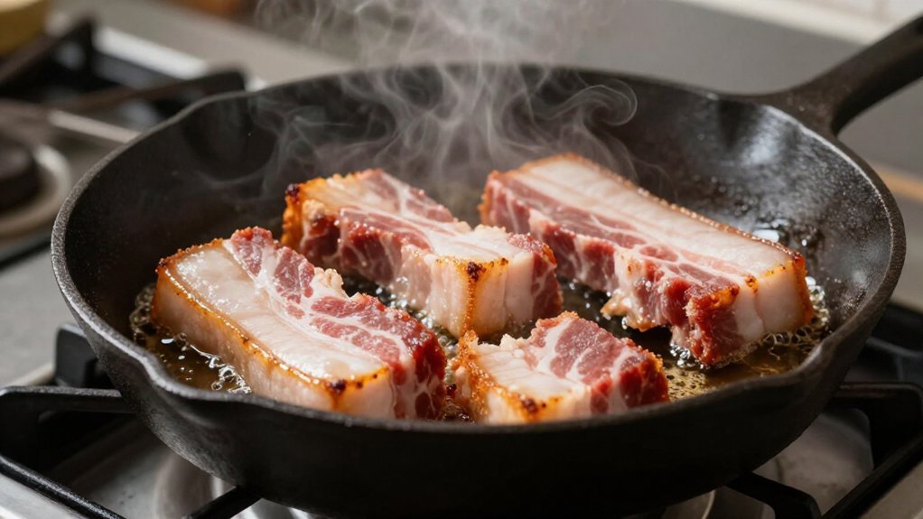 fat layered pork belly thickness