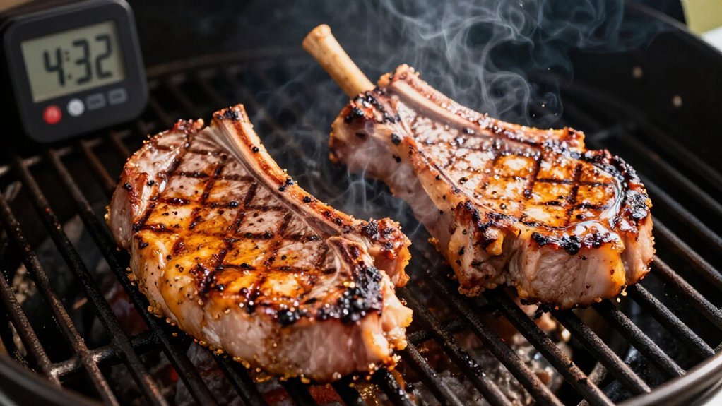 grill one inch pork chops