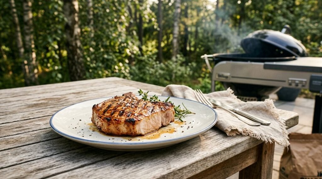 juicy bbq pork chops