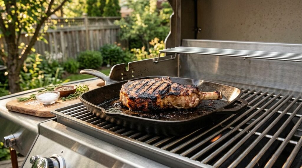 perfectly grilled pork chops